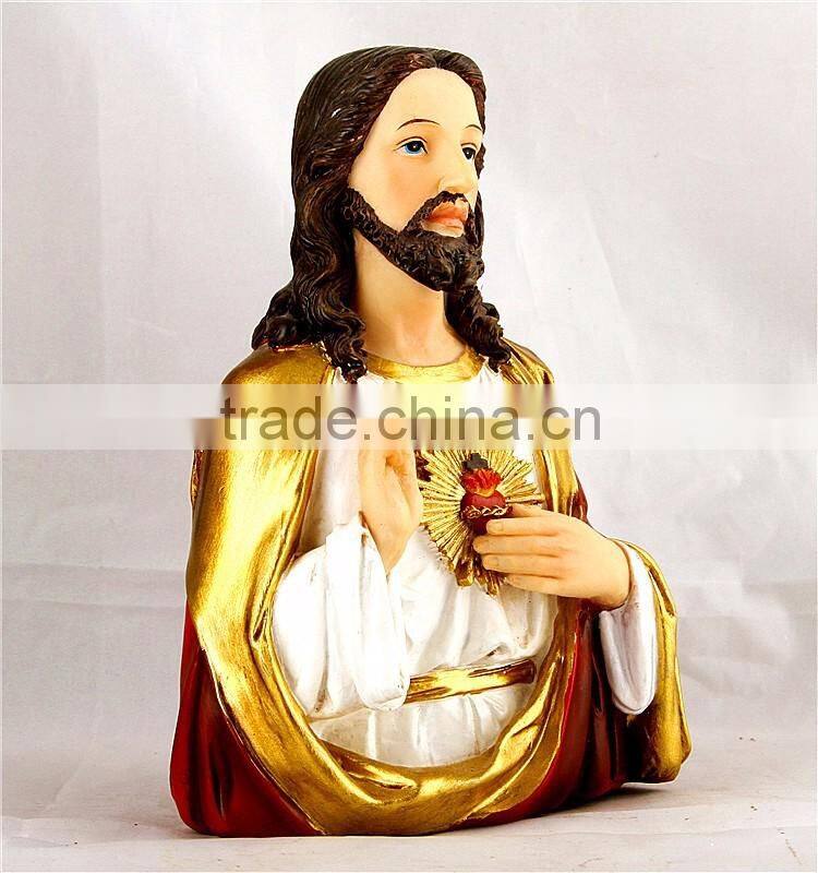 resin jesus bust figurine