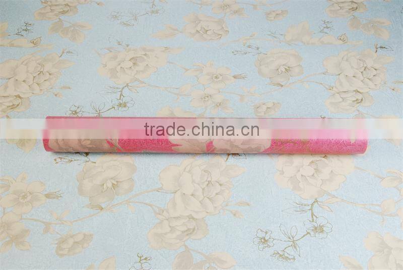 flower pure paper bedroom decoration wallpaper