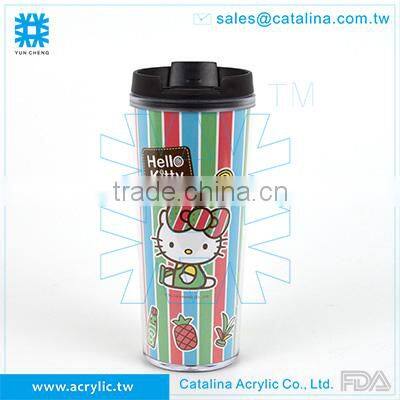 ACRYLIC 11oz 340ML TRAVEL MUG