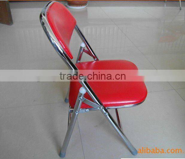 electroplating folding dining chair