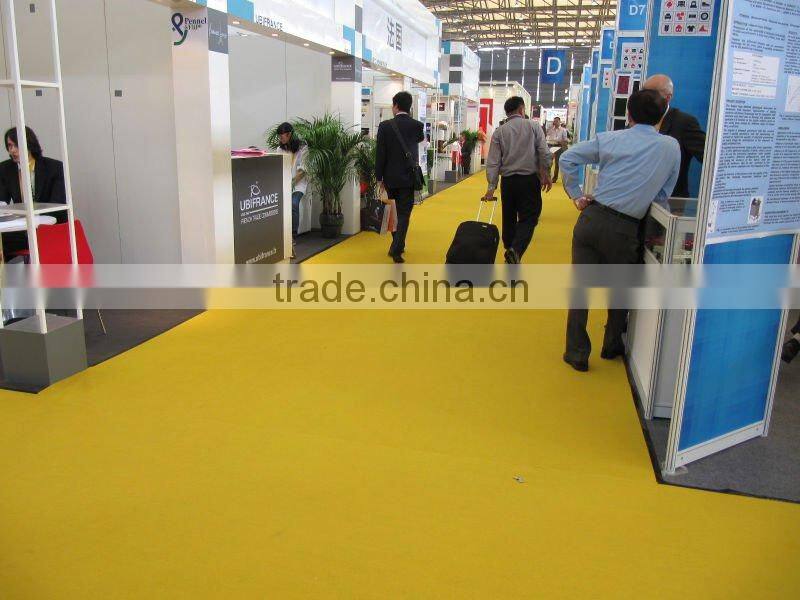Best price 100% polyester Needle Punched Nonwoven Exhibition Carpet velour carpet