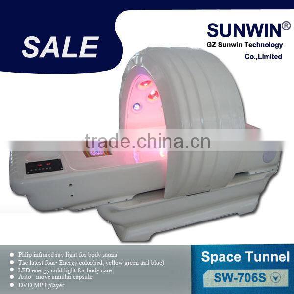 Far Infrared Sauna Spa Capsule / LED Light Therapy Bed For Full Body Steam