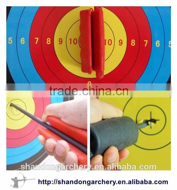 hand grip arrow puller deep groove for easy pulling fit all arrows diameters