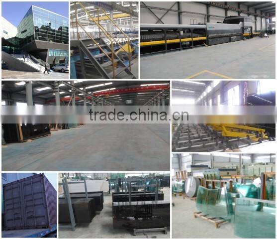 High quality fireproof glass panels clear toughened safety wire glass