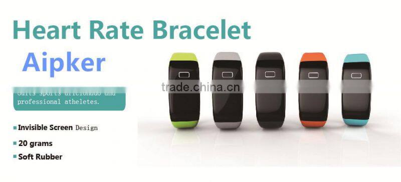 waterproof strapless wristband heart rate monitor