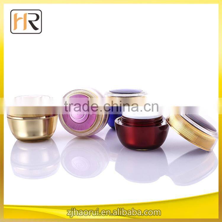 Acrylic jar empty round frost cosmetic jar 50G 50ml