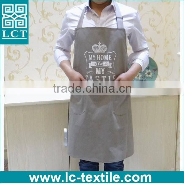 nordic style plain cotton mens duck canvas apron with custom logo