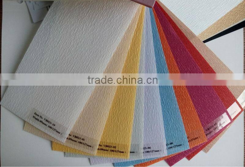 89mm, 100mm, 127mm Polyester Vertical Blind Fabrics