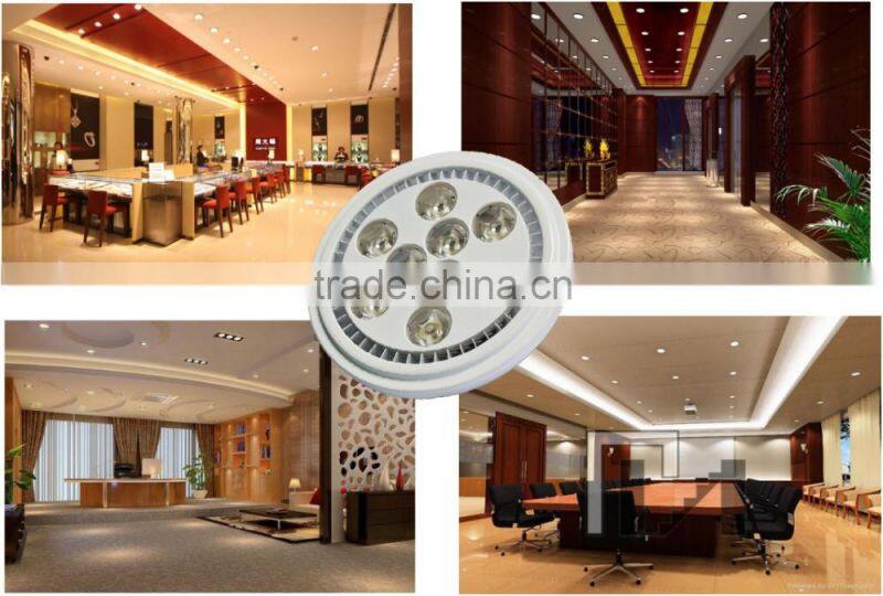 High quality SMD 2835 g53 lamp dimmable ar111 led