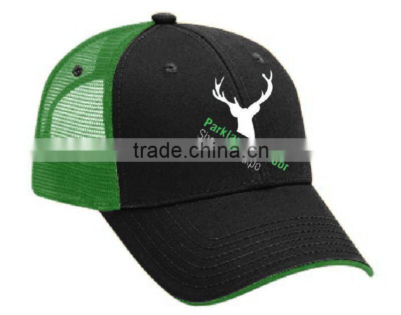 2014 custom 6 panel trucker cap with mesh
