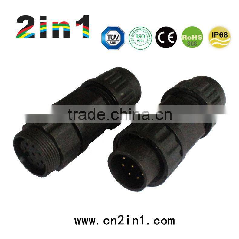 260A-8P IP68 Soldering Electric Cable Wire Waterproof Connector