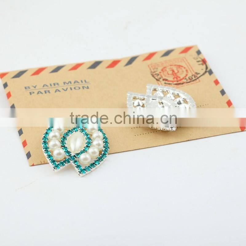 Fancy Design Top Grade Colorful Button with Pearl for Wedding Dress Decoration