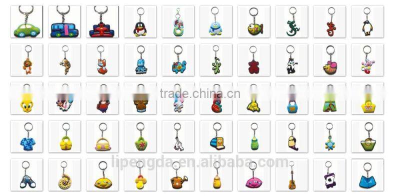 Brand new car shape pvc keychains