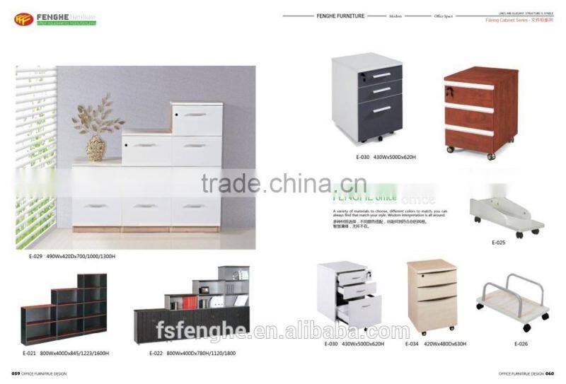 good quality china office furniture 3 drawer movable file cabinet