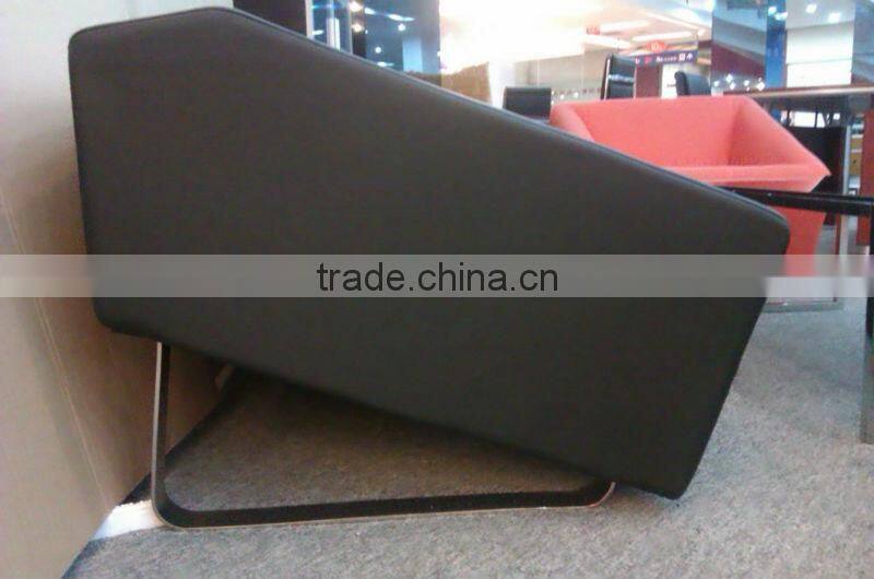 strainless steel office sofa set leisure sofa 807