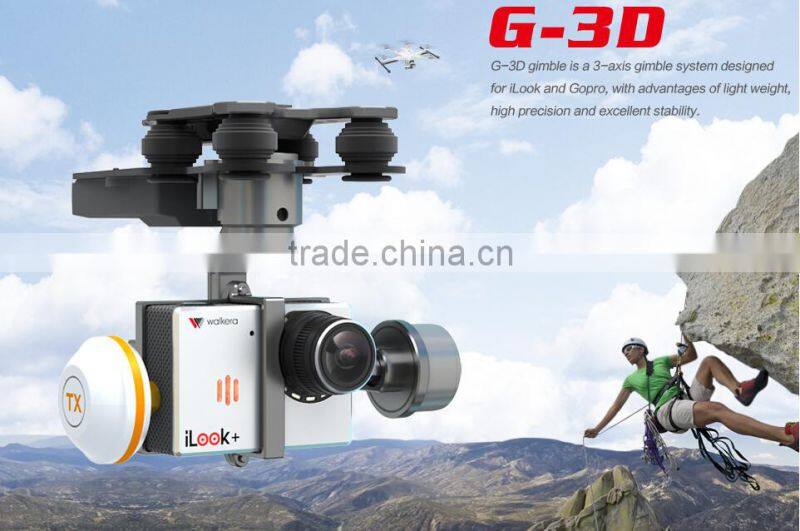 G-3D gimbal CNC brushless motor FPV 3-axis gimbal for DJI Phantom Walkera iLook and Go pro