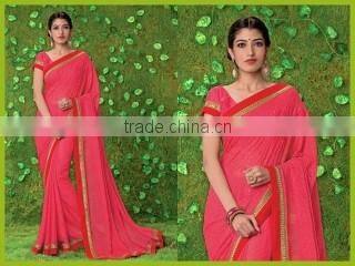Concinnonous Pink Cotton Saree/designer sarees online shopping