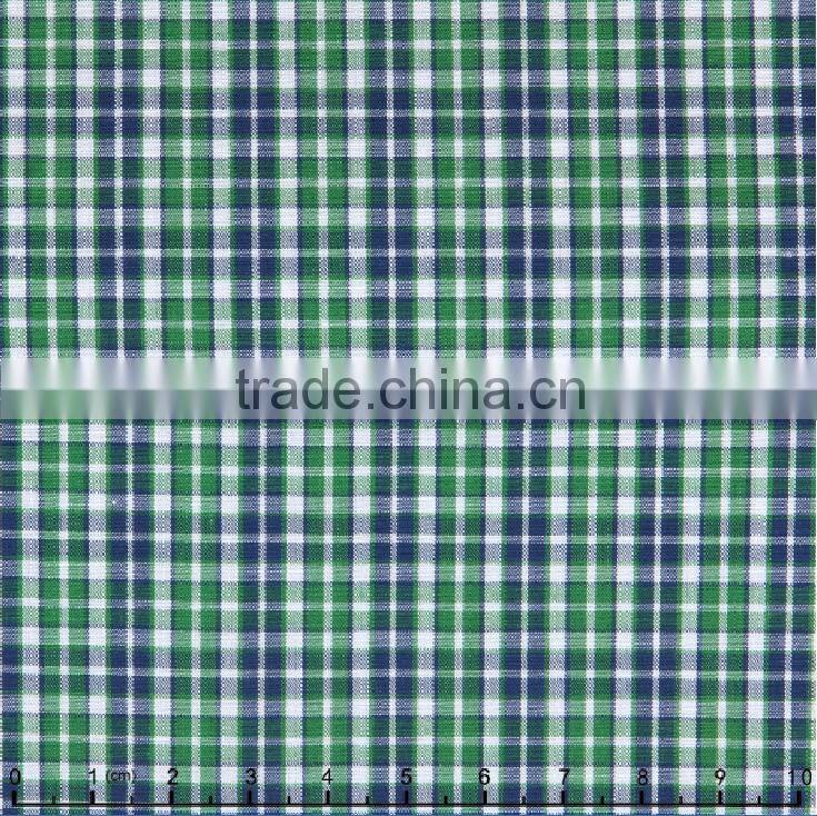James 100% Cotton Yarn Dyed Fashion Plain Check poplin Shirting Fabric series one