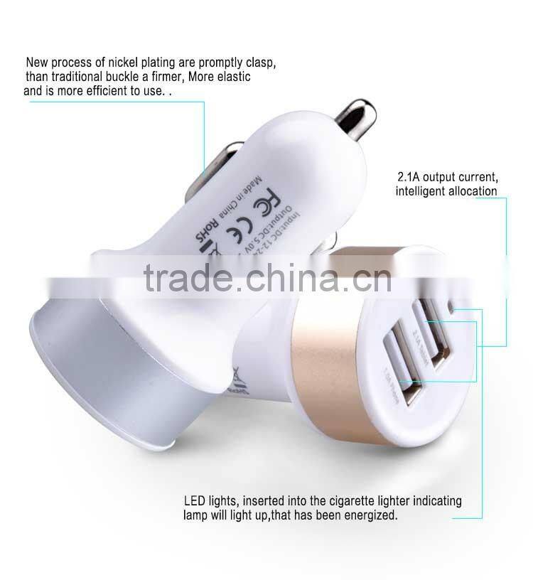 2016 New design small portable car charger usb car battery charger