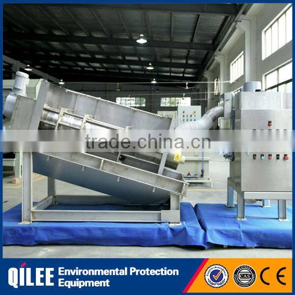 industrial sewage liquid solid separate equipment screw filter press