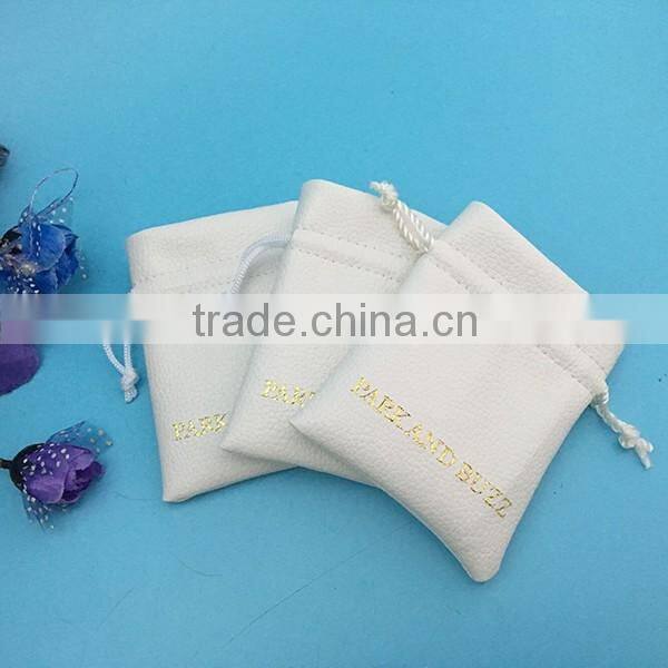 custom leather bag, custom printed leather bag, custom leather drawstring bag