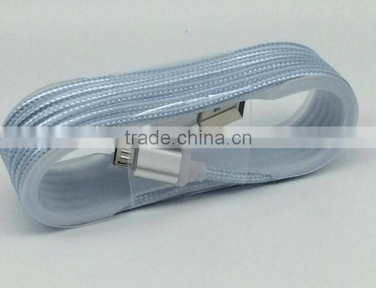 Custom usb cable Double Color Noodle Wire for I6 for iphone 7