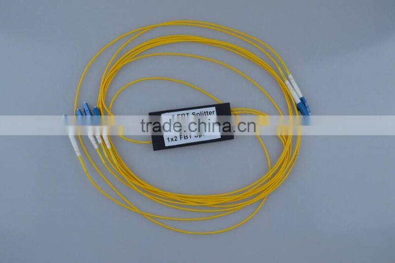 Single Mode 1x2 Fiber Optic FBT Splitter Fiber Optic Solutions
