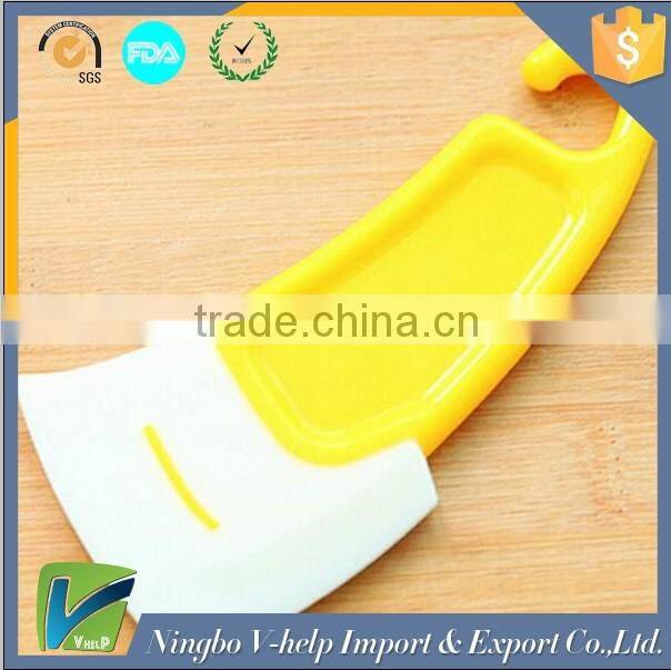 Two color Non-stick oil platinum silicone scraper with PC handler