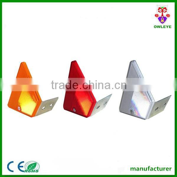 Highway security one way red color road guardrail reflector