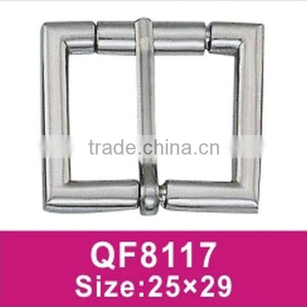 QF8117 mass production square bag buckle Square Silver