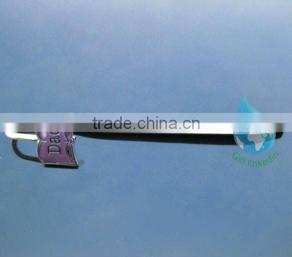 2013 new high quality engraved metal bookmarks