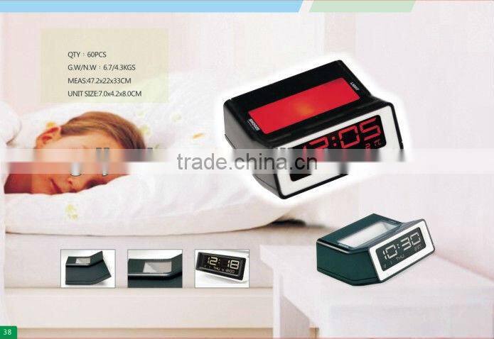Large display small digital led alarm clock