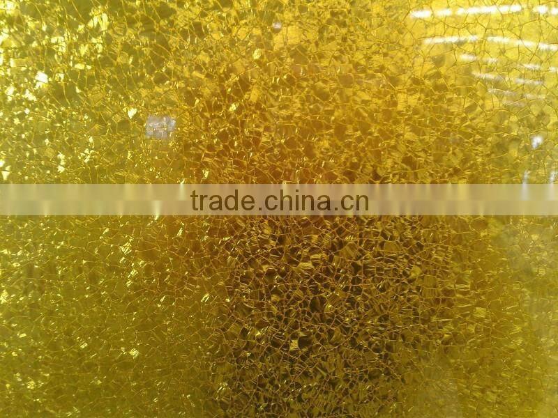 ginde glass high quality design ice flower mirror glass