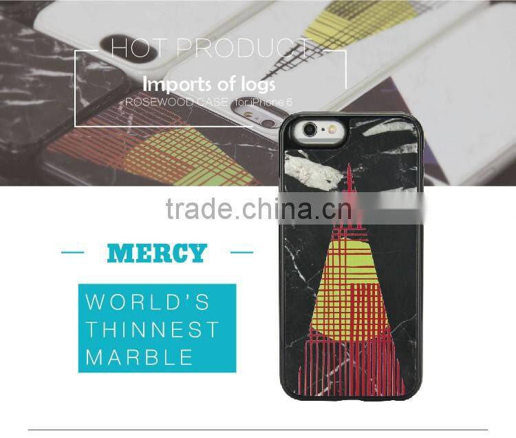 Black Marble Case custom TPU phone case for iPhone 6 6s 6 plus 6s plus, multicolor real marble OEM phone case