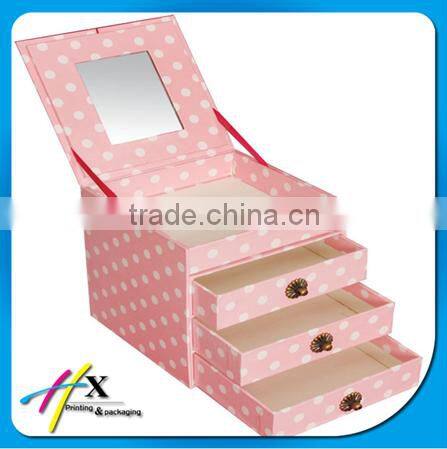 High end pink face mask package box
