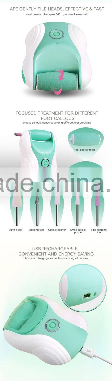 3 in 1 electric callus remover With nail polisher funtion