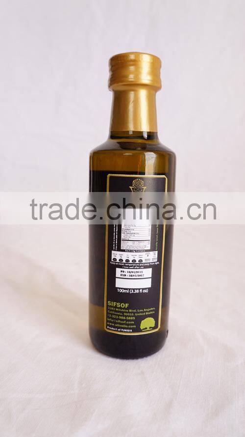 High Quality Flavored Olive Oil. Orange Infused Olive Oil. 100% Olive Oil with Orange in Glass Bottle 250 ml.