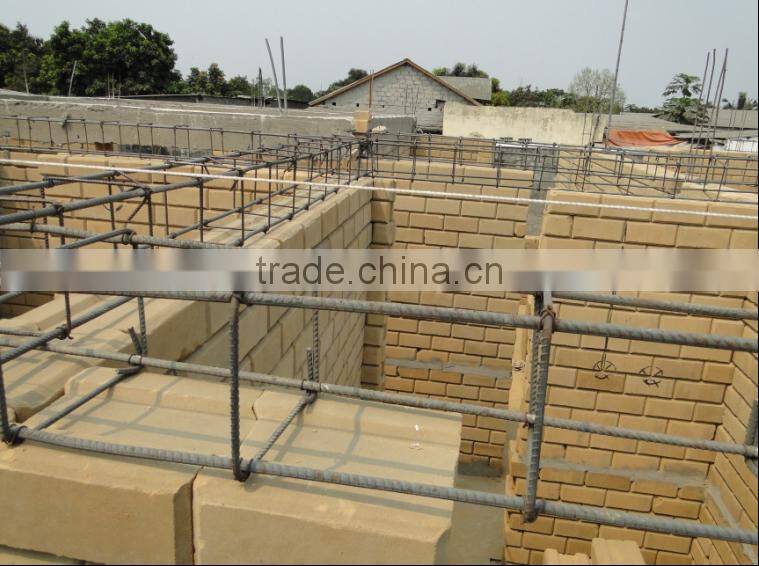 Clay interlocking brick making machine SY1-20 with free mixer behind famous in Africa