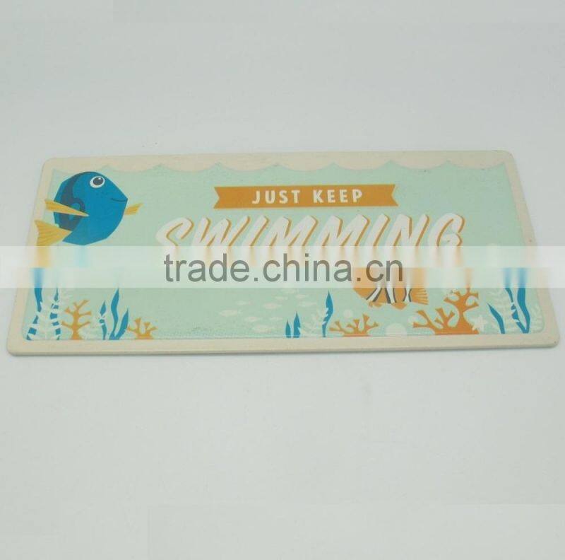 China wholesale metal tinplate advertising board door plate