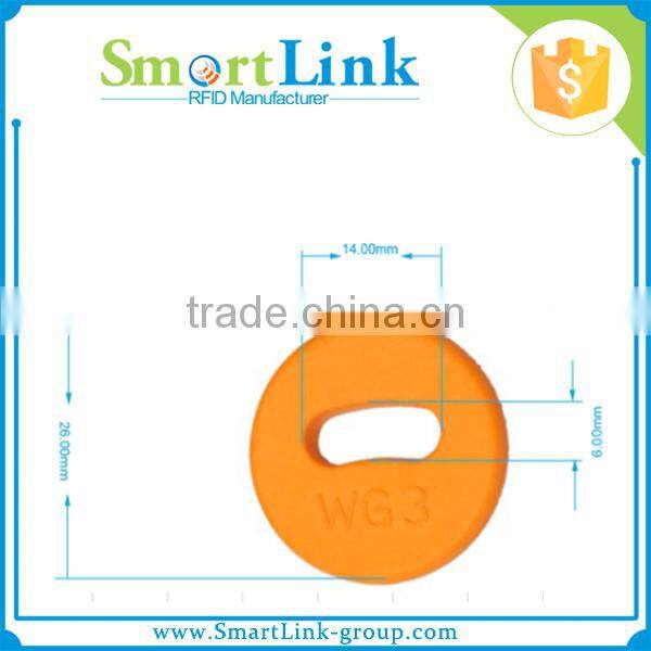 washable rfid silicon tag price,Diameter 15mm NFC Laundry Tag,rfid chip ABS tag for dry cleaning