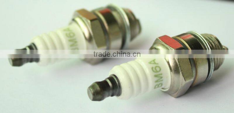 2 stroke engine sell used spark plug BM6A spark plug made in china
