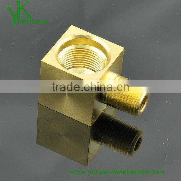 Brass parts, golden chrome plating part, solar water pump cnc turning parts, cnc machining precision parts