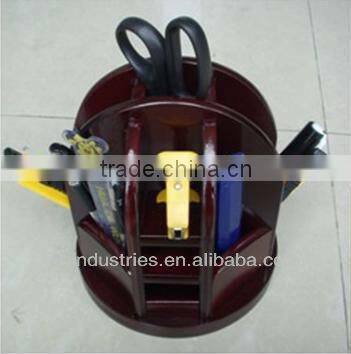 Swivel Wooden Pen Holder