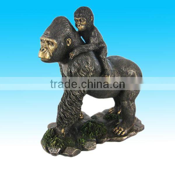 abstract decorative valentine gorillas figurines for sale