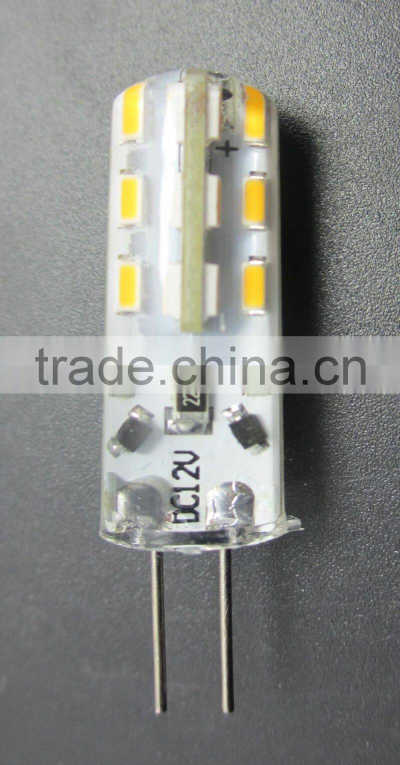 LOW PRICE AC DC 12V LED G4 BULB 1.4W 3014 SILICON LED LAMP G4 SILICON CE ROHS
