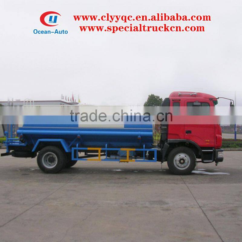 Hot JAC 10cbm 4X2 10000liters water tank bowser truck for sale
