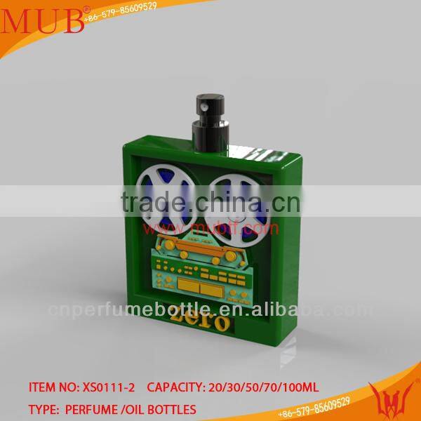 Newest Style Fantastic Vintage Colored Tape Shaped Perfume Bottle Sprayer Bottle Wholesale