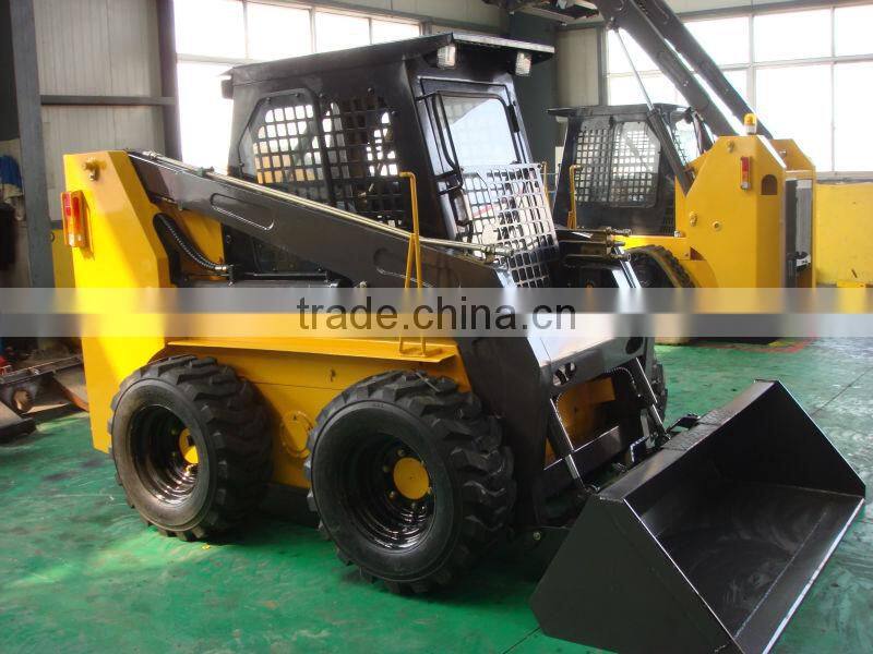 skid steer loader(1050kg+75hp+0.55m3+Imported hydraulic system+Closed cabin)