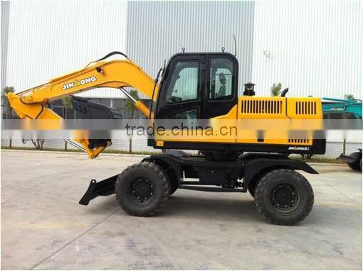 Chinese construction machine JGM909 wheeled excavator