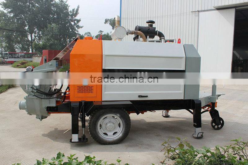 Multi-use 15m3/h plunger type concrete conveying pump China supplier